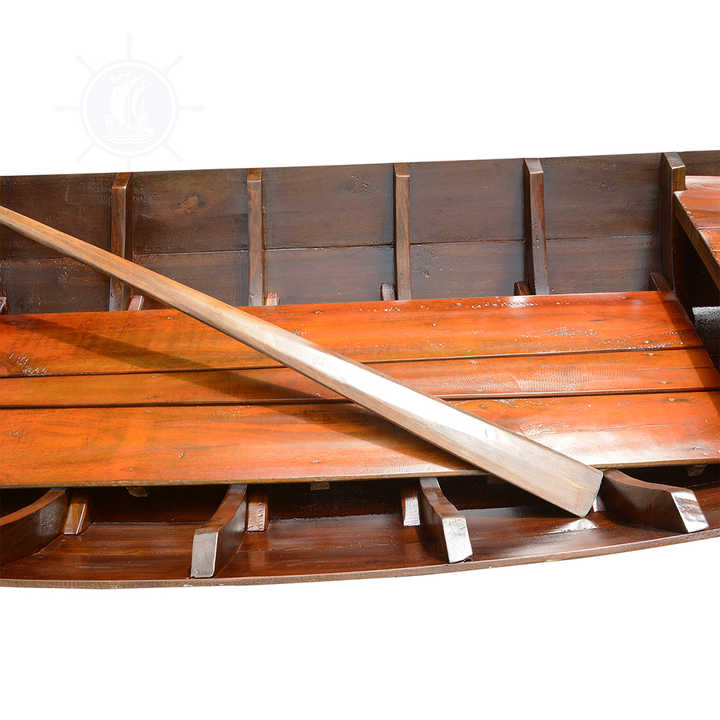 Small South East Asia Sampan Boat Red Bottom Wooden Boat Kayak/Canoe for Lake Fishing