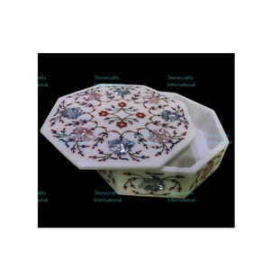Boîte à bijoux moderne en nacre faite à la main en forme de rectangle avec emballage personnalisé fournisseur indien pour quantité en vrac - Product Image 1