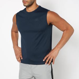 Premium hommes débardeur personnalisé mode décontracté Muscle chemise 100% coton écologique séchage rapide respirant tissu Design exceptionnel - Product Image 1