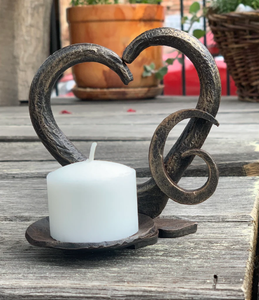 <b>Black</b> Iron <b>Candelabra</b> Candle Holder Metal <b>Candelabra</b> Centerpiece Decor Candle Holder Stand for Pillar Candles - Product Image 6