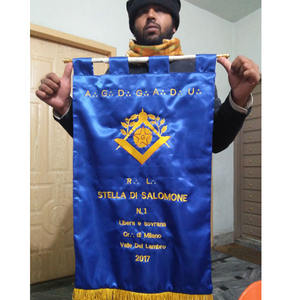 33 Degree Masonic <b>White</b> <b>Apron</b> Handmade Embroidery 33 Degree Logo 33 Degree Masonic Collar Handmade Embroidery 2025 - Product Image 4