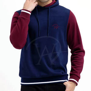 Vente en gros de sweats à capuche pour hommes, design personnalisé, poche unie, meilleure qualité, 100% coton, teinture unie, vêtements d'hiver tendance, OEM, pas cher - Product Image 2