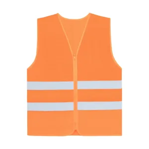 Gilet di Sicurezza in Rete Traspirante con Adesivi Riflettenti e Luci, Merchandising Promozionale di Rhodes - Product Image 3