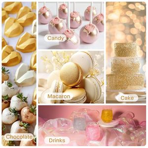Wholesale Non-toxic Food Grade Metallic Edible <strong>Glitter</strong> <strong>Paint</strong> Luster Dust (Inorganic Pigment) for Cake Macaron Chocolate Decor. - Product Image 6