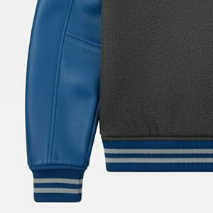 Chaquetas Varsity con Capucha de Lana Resistentes al Viento al por Mayor con Logotipo Personalizado, Nueva Llegada, Chaqueta Varsity Ligera para Hombre con Bordado Chenille - Product Image 5