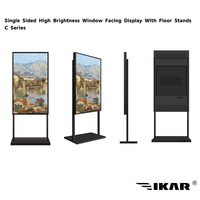 Pantalla LCD de Señalización Digital para Interiores, de Doble Cara, 2500 cd, para Escaparates, Publicidad, Orientación en Centros Comerciales