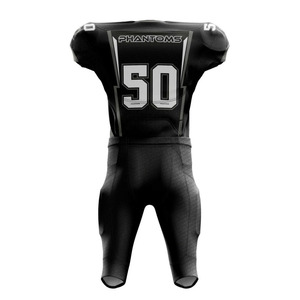 Short réversible respirant personnalisé de vêtements de football américain OEM/ODM avec appliques de broderie de logo sublimé Options de vente en gros - Product Image 6