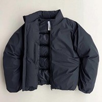 Coréen rétro couleur unie rembourré chaud manteau hommes et femmes Y2K hiver nouveau Harajuku Simple et décontracté Joker coton-rembourré veste