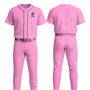 Uniforme de béisbol personalizado conjunto nombre del equipo y número transpirable ropa deportiva de secado rápido OEM ODM disponible para los hombres jóvenes - Product Image 3