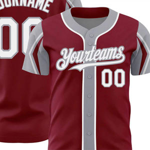 Maillots de baseball personnalisés haut de gamme, graphismes entièrement personnalisables, couleurs, logos brodés, respirants, équipes compétitives, tailles plus grandes - Product Image 5