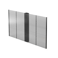 Module de grille de fenêtre, écran LED transparent, affiche numérique, pas de pixel personnalisable, haute luminosité, mur vidéo LED d'intérieur, SDK