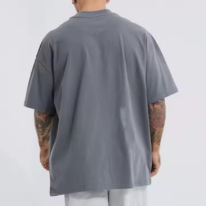 2025 personnalisé fabricant utilitaire poche surdimensionné t-shirt lavé impression votre propre marque logo Boxy Fit blanc t-shirts pour hommes - Product Image 5
