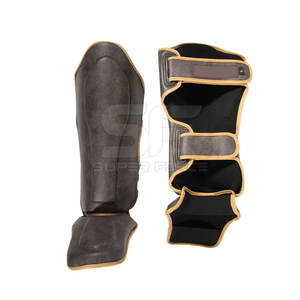 สนับหน้าแข้งชกมวยสวมใส่สบายพร้อมซับในที่ระบายอากาศได้ดีสำหรับการฝึกซ้อมเป็นเวลานานสนับหน้าแข้งที่มีประสิทธิภาพสูง - Product Image 3