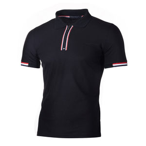 Polo à manches courtes haute performance de haute qualité avec logo personnalisé pour hommes Polos de golf décontractés streetwear en coton pour hommes - Product Image 2