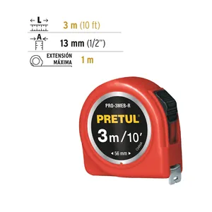 Pretul Ruban à mesurer rouge 3M 6 unités sur carte Outil de mesure et de jaugeage de 13mm de large - Product Image 3