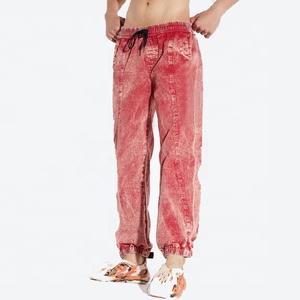 Pantalons de survêtement empilés pour hommes Fabrication ODM/OEM Vente en gros Personnalisation de l'impression de logo Pantalons de survêtement unis Jogging Pantalons de survêtement pour hommes - Product Image 6