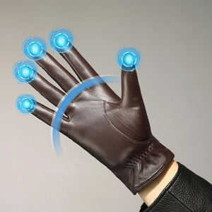 Gants en cuir véritable de haute qualité pour hommes Meilleur hiver Conduite/Habillage Mode Porter des gants à usage quotidien - Product Image 4