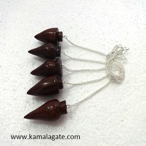 "Vente en gros de pendule en palissandre naturel chaîne de chakra pendules de radiesthésie de guérison Reiki dans des boîtes artisanales en bois et panneaux muraux" - Product Image 3