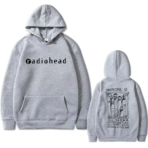 Sweat à capuche en coton imprimé sérigraphié Radiohead, groupe de rock britannique, écologique, automne, homme/femme, vintage, gothique, streetwear Y2K - Product Image 1