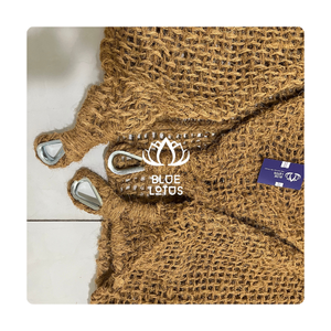 Toldo de fibra de coco al mejor precio, diseño de triángulo o rectángulo azul por Lotus Vietnam MS Amelia Huynh + 84855014447 - Product Image 1