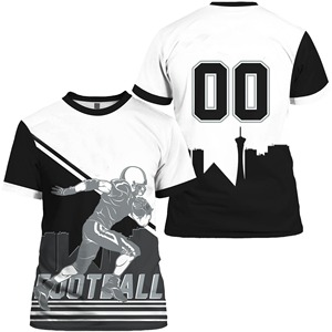 Camiseta gráfica final de fútbol americano 2024 para hombre, ropa de manga corta con nombre personalizado para fanáticos, opción de talla grande diseñada para estadounidenses - Product Image 3