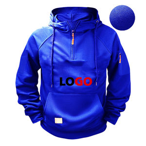 Sweat à capuche 100% coton 2026, coupe ajustée, poids lourd, logo personnalisé, manches longues, sweat à capuche entièrement personnalisable pour hommes - Product Image 5
