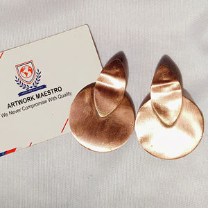 Pendiente de cobre hecho a mano - diseño de lujo - artículo artesanal - ARTWORK MAESTRO - Product Image 1