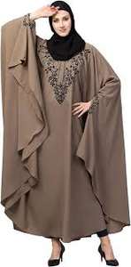 Abaya longue brodée avec manches Idéal pour toute la saison et pour un usage quotidien Designs Hot Selling USA - Product Image 3