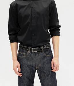 High Quality 100% Genuine Leather <b>Cowboy</b> <b>Belts</b> for <b>Men</b> Women Copper Buckles Vintage Style High Strength Made in Pakistan - Product Image 2