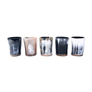 Drinking Horn Beer <b>Mug</b> with Your Customize Band logo Tankard Natural Color Latest Design Manufacturer in India - Product Image 1
