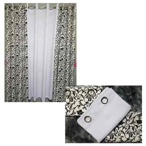 OEM/ODM Service Wholesale Price Leaf Pattern <b>Blackout</b> <b>Curtains</b> Sets 3-Pieces Ready to Hang Stitched <b>Curtains</b> for Living Room - Product Image 1