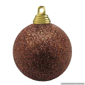 Boule suspendue de décoration de Noël en or Nouveau style de cloches suspendues décoratives de fantaisie pour les fournisseurs de gros - Product Image 4