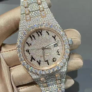 Reloj de Pulsera Analógico de Cuarzo para Hombre, Estilo Refinado, con Diamante Moissanite, de Alta Gama, para Reuniones de Negocios, Fiestas Nocturnas - Product Image 1