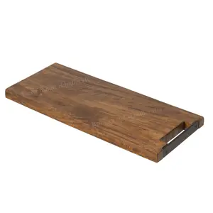 Fournisseur indien de qualité supérieure Planche à découper en bois de manguier au design moderne Planche à découper et à servir en bois épais Prix de gros