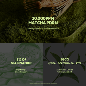 Dual Serum <b>Matcha</b> 30ml Skin Care <b>Set</b> Anti-Wrinkle and Repair for Face Soothing Facial Care for Home Use - Product Image 4