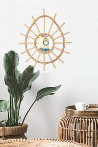 Hot Sale Unique Design <b>Rattan</b> <b>Mirror</b> Boho Modern Style Handmade Wall <b>Mirror</b> Decor Vietnamese Supplier Wholesale - Product Image 4