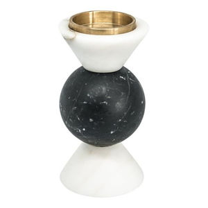 Bougeoir chauffe-plat rond en marbre Bougeoir en marbre au design élégant pour la décoration du salon Bougeoir au prix le plus bas - Product Image 6