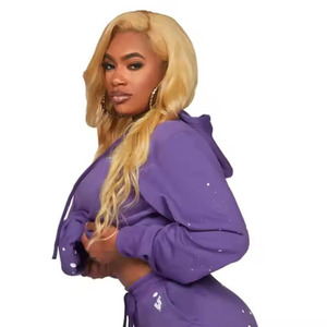 Nuevo diseño de moda para mujer, conjunto doble de algodón informal de verano, transpirable, sólido, logotipo personalizado, conjuntos gemelos femeninos personalizados al por mayor - Product Image 5