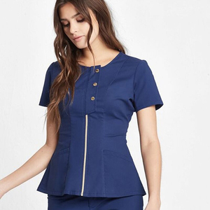 Set seragam medis untuk pria dan wanita, set seragam jogging, Scrub set, seragam medis mode baru - Product Image 6
