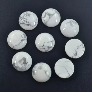 Lote de Cabujones de Howlita Blanca Natural, Piedras Preciosas Sueltas para la Fabricación de Joyas, Lote de Cabujones de Howlita Blanca, Piedras Preciosas Sueltas para Joyería - Product Image 1