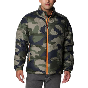 Veste d'hiver matelassée en duvet surdimensionnée pour homme, sur mesure, avec col montant en laine, fermeture éclair, résistante à l'eau, livraison DDP - Product Image 1