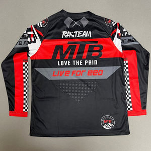 Nueva Colección de Camisetas de Ciclismo de Marca Personalizadas, Camiseta de Manga Larga para Ciclismo de Carretera, Camisetas de MTB con Diseño Personalizado para Verano - Product Image 3