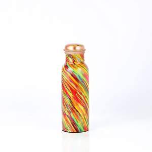 Best Selling <b>Plain</b> Green Printed Stainless Steel Vacuum <b>Water</b> <b>Bottle</b> for Camping and Light Use Leak-Proof - Product Image 4