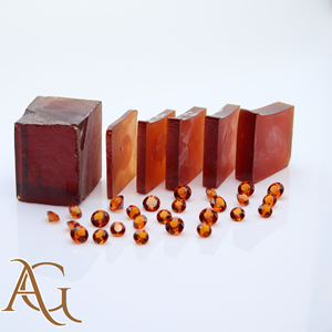 Citrino Amarillo Madeira Brandy de Rough Lab, Materia Prima Nano, Dorado, Resistente al Calor, Grado de Facetado, Corte Lapidario, Gema Sintética - Product Image 3