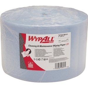 Lingettes en papier WYPALL* L20 EXTRA+ 7317 pour cuisine, 380x235 cm, bleues, 2 plis, par KIMBERLY-CLARK - Product Image 1