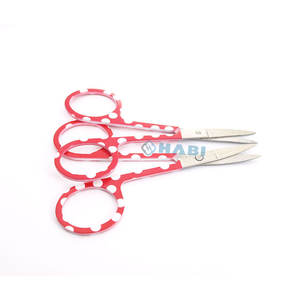 Tijeras de manicura de acero inoxidable de alta calidad, la mejor oferta, hoja curva de medio oro, Tijera para cutículas, punta afilada, herramientas de belleza al por mayor - Product Image 4