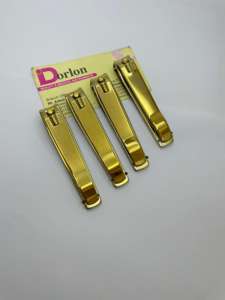 Gold Plasma Cuticle <b>Nail</b> Nipper Clipper Sustainable Steel <b>Nail</b> Scissors Dead Skin <b>Remover</b> Pusher <b>Nail</b> Salon Manicure <b>Tools</b> - Product Image 4