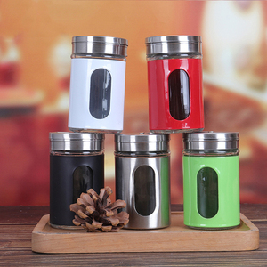 Conjunto de Saleiro e Pimenteiro com Furos de Dosagem Ajustáveis, Frasco para Temperos de Cozinha - Product Image 4
