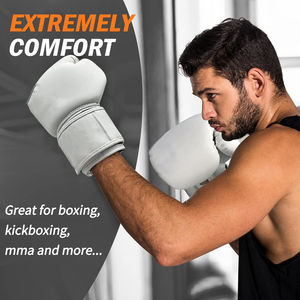 Nuevos guantes de boxeo de tendencia de Venta caliente ropa de entrenamiento guantes de boxeo OEM personalizado su propio logotipo guantes MMA - Product Image 3