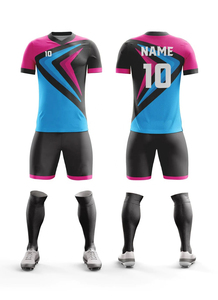 ชุดฟุตบอลลดราคา ชุดฟุตบอลระบายอากาศ ชุดฟุตบอลสั่งทำ ชุดฟุตบอลปรับแต่งชื่อได้ - Product Image 6